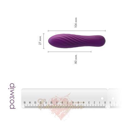 Svakom Tulip Black Mini Violet &mdash; powerful clitoral and vaginal vibrator SO6033 &mdash; photos