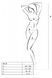 Bodystocking with weaving on the belly &ndash; Passion BS100 One Size, black, decorative seam, with access SO8941 - photos (7