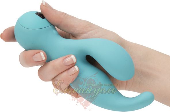 Touch Control Rabbit Vibrator - Touch by SWAN - Solo Teal, Deep Vibration, G-Spot