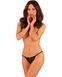 Obsessive Celia Noir crotchless thong XL/2XL &mdash; sheer lace erotic underwear SO7873 - photos (5
