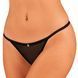Obsessive Celia Noir crotchless thong XL/2XL &mdash; sheer lace erotic underwear SO7873 - photos (1