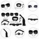 BDSM set 4 items - Erospace Wild Play C10, mask, whip, handcuffs, shackles, collar with leash, gag, locks 62050072-0010 - photos (11