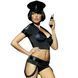 Police costume - Police set obsessive, S/M top, shorts, cap, belt, shoulder belt SO7725 - photos (1