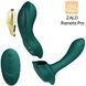 Смарт-вибратор в трусики - Zalo AYA Turquoise Green, насадка и пульт ДУ SO6647 фото 1