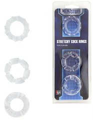 Dream toys Menzstuff Stretchy Cock Rings Clear