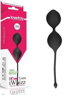 Вагінальні кульки - iWhizz Luna Kegel Ball Black 6452LVTOY215 фото