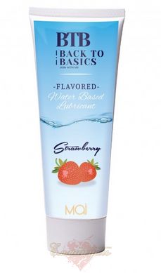 Water-based lubricant - BTB FLAVORED STRAWBERRY (75 мл)