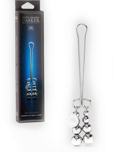 Зажим для клитора - Fifty Shades Darker Just Sensation Beaded Clitoral Clamp