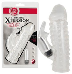 Nozzle on the member - Penis Sleeve with Clitoris Stimulator