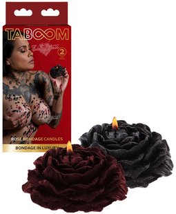 Свечи 2 шт. - TABOOM Rose Japanese Drip Candle 2pcs