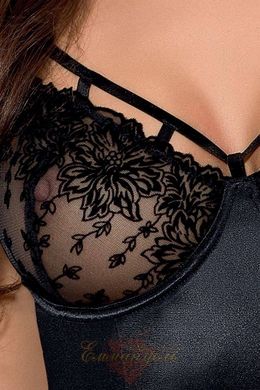 Corset with pages - HAYA CORSET black L/XL - Passion Exclusive