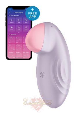 Smart vibrator for the clitoris - Satisfyer Tropical Tip Light Lilac