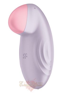 Smart vibrator for the clitoris - Satisfyer Tropical Tip Light Lilac