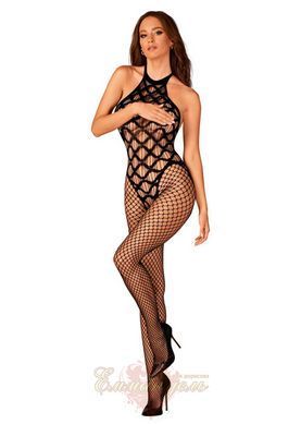 Obsessive Bodystocking G332, black, wide fishnet, crotchless, size S/M/L SO7698 &mdash; photos