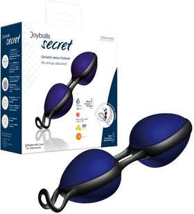 Вагинальные шарики - Joyballs secret, blue-black