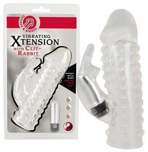 Насадка на член - Penis Sleeve with Clitoris Stimulator 61325876640000 фото