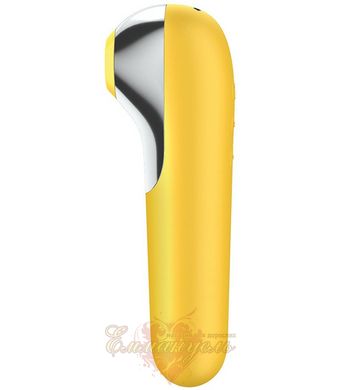 Smart vibrator and vacuum stimulator 2-in-1 - Satisfyer Dual Love Yellow