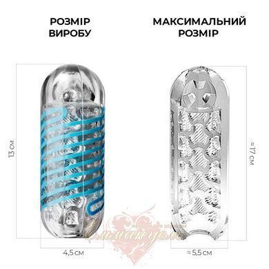 Мастурбатор Tenga Spinner 01 Tetra &mdash; спіральна стимуляція, ніжна спіраль, багаторазовий SO2746 фото