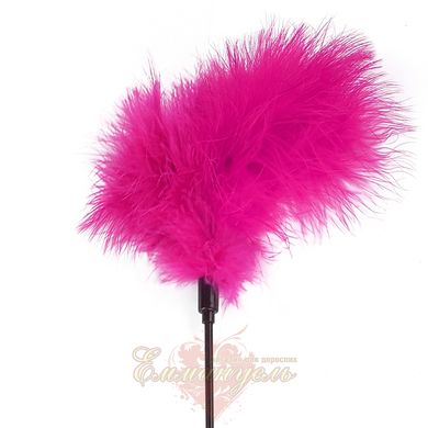 Щекоталка темно-розовая - Art of Sex Feather Paddle, перо молодого индюка