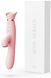 Vibrator with heating and vacuum stimulation of the clitoris - Zalo ROSE Vibrator Strawberry Pink