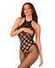 Obsessive Bodystocking G332, black, wide fishnet, crotchless, size S/M/L SO7698 - photos (3