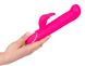 Hi-tech вібратор - Rabbit Gesture Pink Vibrator mit Klitorisreizer
