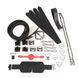 Lockink Bondage & Restraint Set, black genuine leather BDSM kit SX0823 - photos (2