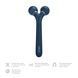 Электронный ультразвуковой ролик для массажа лица GESKE Sonic Facial Roller 4в1 midnight HB0177 фото 3
