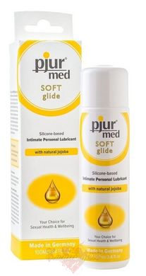 Силиконовая смазка - pjur MED Soft glide 100 мл с маслом жожоба для очень сухой и чувствительной кожи
