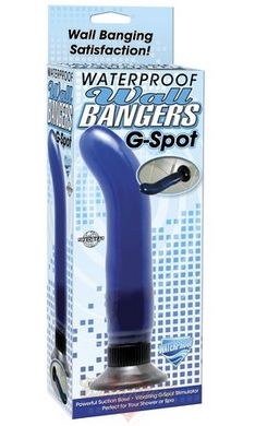 G-point stimulator - Waterproof G-Spot Wallbanger, blue