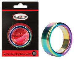 MALESATION Metal Ring Rainbow Steel