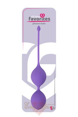 Vaginal balls - All Time Favorites Pleasure Balls purple, 2.9 cm
