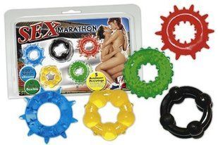 Набір ерекціонних кілець Sex-Marathon 61325148530000 фото