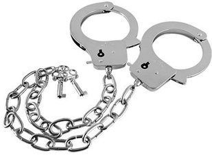 Металлические наручники GP METAL HANDCUFFS LONG CHAIN T520054 &mdash; photos