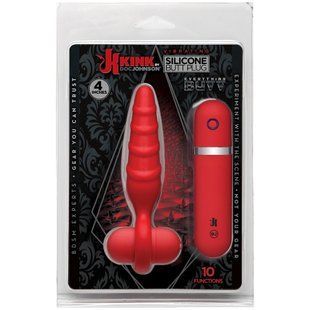 Анальная пробка - KINK - Vibrating Silicone Butt Plug - 4" 6DOC240139CD фото