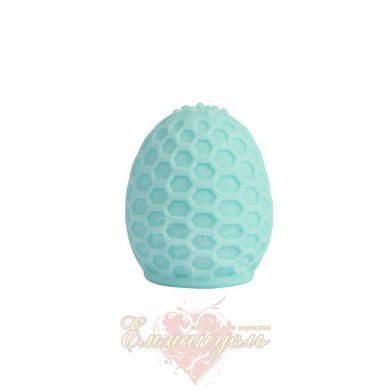 Masturbator egg - Chisa COZY Male tickler, Blue 6 x 5 cm