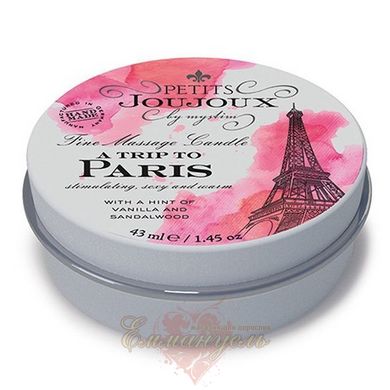 Massage candle - Petits Joujoux - Paris - Vanilla and Sandalwood (43 ml) with aphrodisiacs