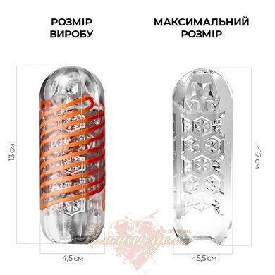 Мастурбатор Tenga Spinner 02 Hexa &mdash; спиральная стимуляция, стандартная спираль, многоразовый SO2747 фото