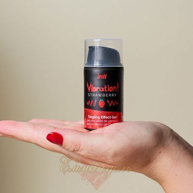 Fluid vibrator - Intt Vibration Strawberry (15 мл) SO2921 &mdash; photos