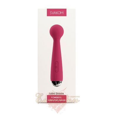 Вібромасажер з інтелектуальним режимом - Svakom Mini Emma Plum Red SO4828 фото