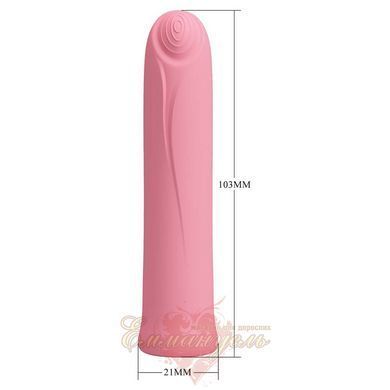 Vibrator Pretty Love Curtis Pink, 12 vibration modes, premium silicone 6603BW-500008-1 &mdash; photos