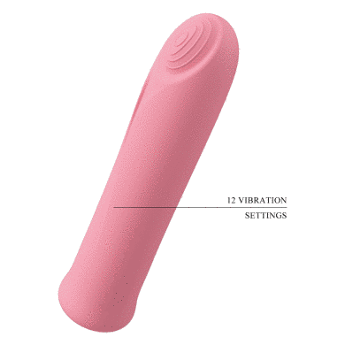 Vibrator Pretty Love Curtis Pink, 12 vibration modes, premium silicone 6603BW-500008-1 &mdash; photos