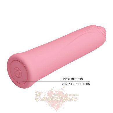 Vibrator Pretty Love Curtis Pink, 12 vibration modes, premium silicone 6603BW-500008-1 &mdash; photos