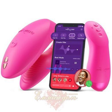 Couples vibrator We-vibe Chorus Pro Electric pink with remote control and app, pink SNSP1SG3 &mdash; photos