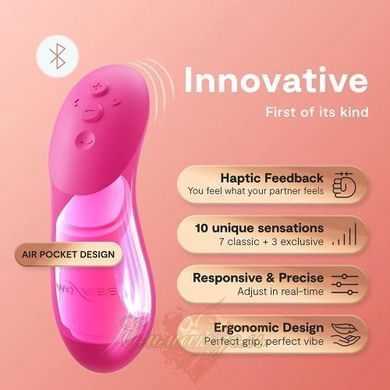 Couples vibrator We-vibe Chorus Pro Electric pink with remote control and app, pink SNSP1SG3 &mdash; photos