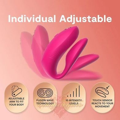 Couples vibrator We-vibe Chorus Pro Electric pink with remote control and app, pink SNSP1SG3 &mdash; photos