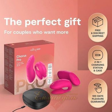 Couples vibrator We-vibe Chorus Pro Electric pink with remote control and app, pink SNSP1SG3 &mdash; photos