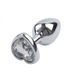Butt Plug - Silver Metal Heart Diamond, S 820170 &mdash; photos