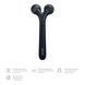 Электронный ультразвуковой ролик для массажа лица GESKE Sonic Facial Roller 4в1 black HB0179 фото 3