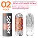Мастурбатор Tenga Spinner 02 Hexa &mdash; спиральная стимуляция, стандартная спираль, многоразовый SO2747 фото 6